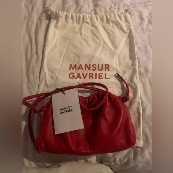 Mansur Gavriel Red Clutch - Picture 7 of 10